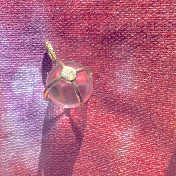 Sirciam Glowing Orb Pendant in Yellow Gold NEW - Picture 8 of 10